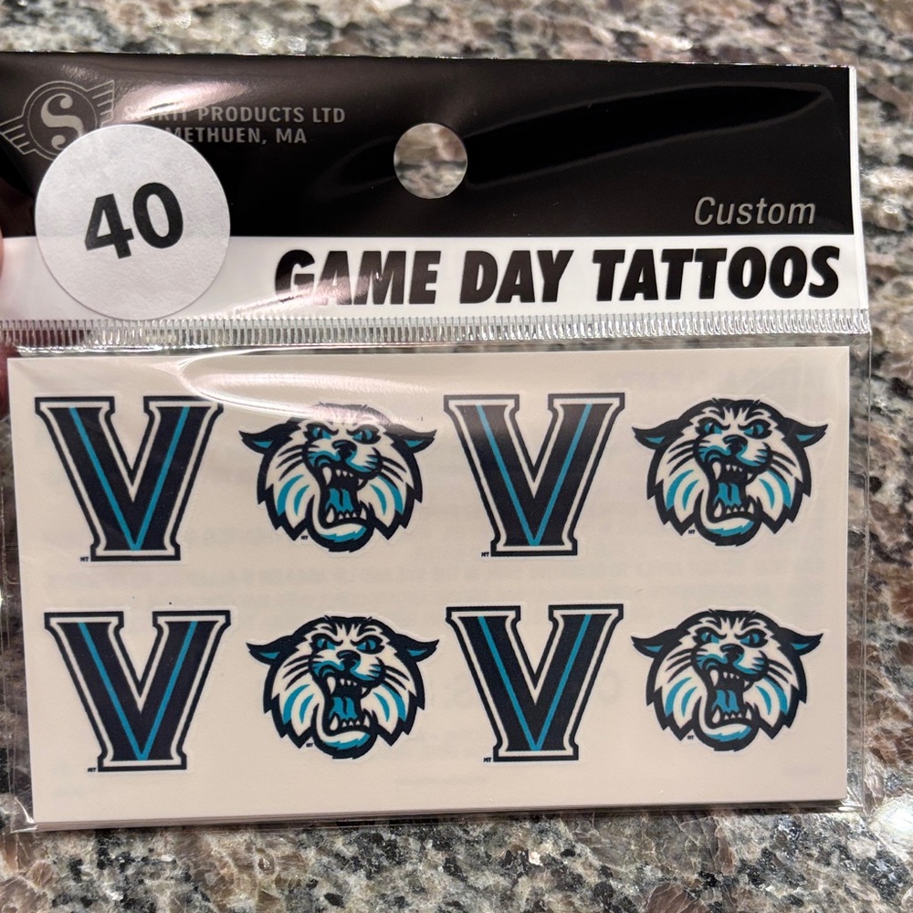 Villanova Game Day Tattoos
